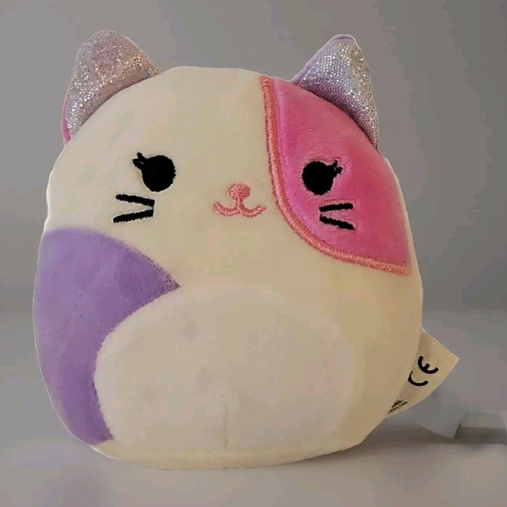 Squishmallows Calico Cat Plush Canadian Mystery Capsule Pink Purple Kitty 2019